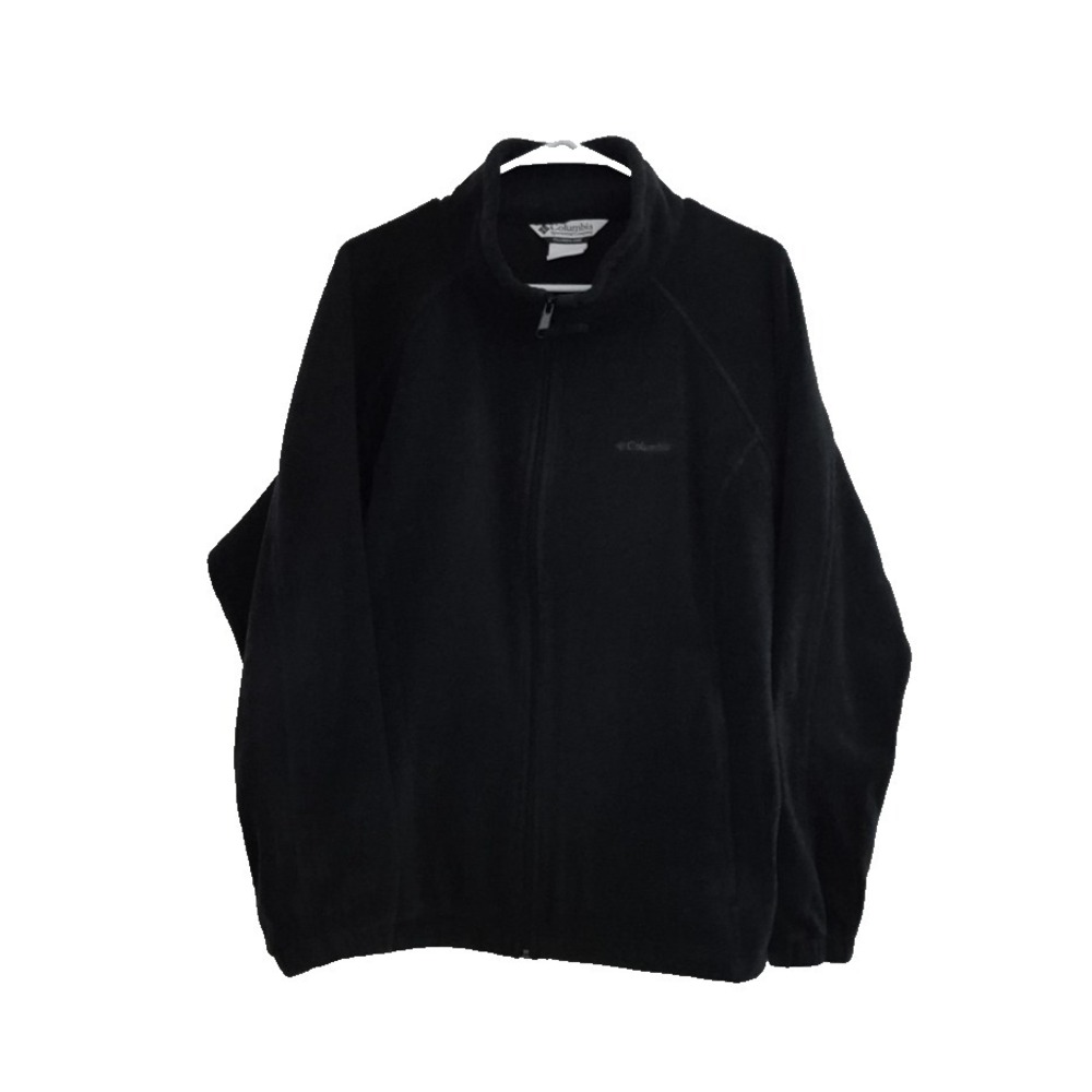 Columbia Jacket Womens 3X Black Fleece Long Sleeve‎ Full Zip